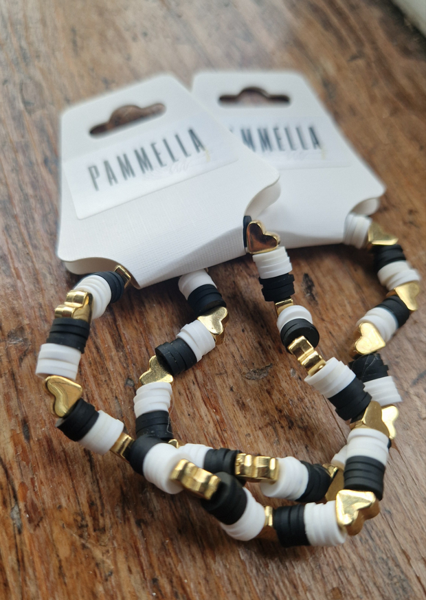 Bold Heart Stack Bracelet