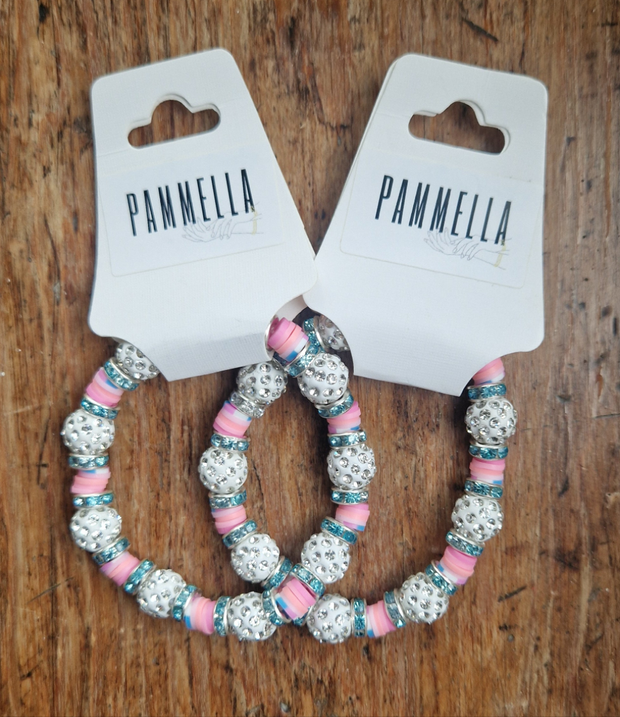 Candy Glimmer Stack Bracelet