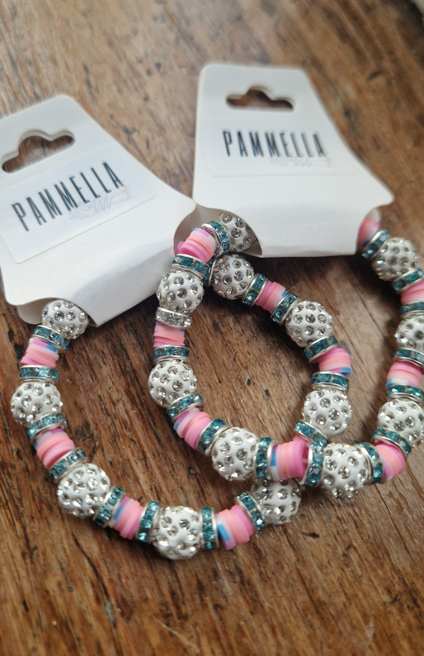 Candy Glimmer Stack Bracelet