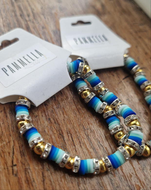 Blue Luxe Stack Bracelet